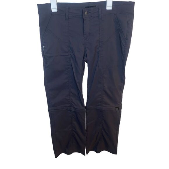 PRANA Women’s Convertible Hiking Cargo Pants Shorts in Gray - Picture 1 of 4